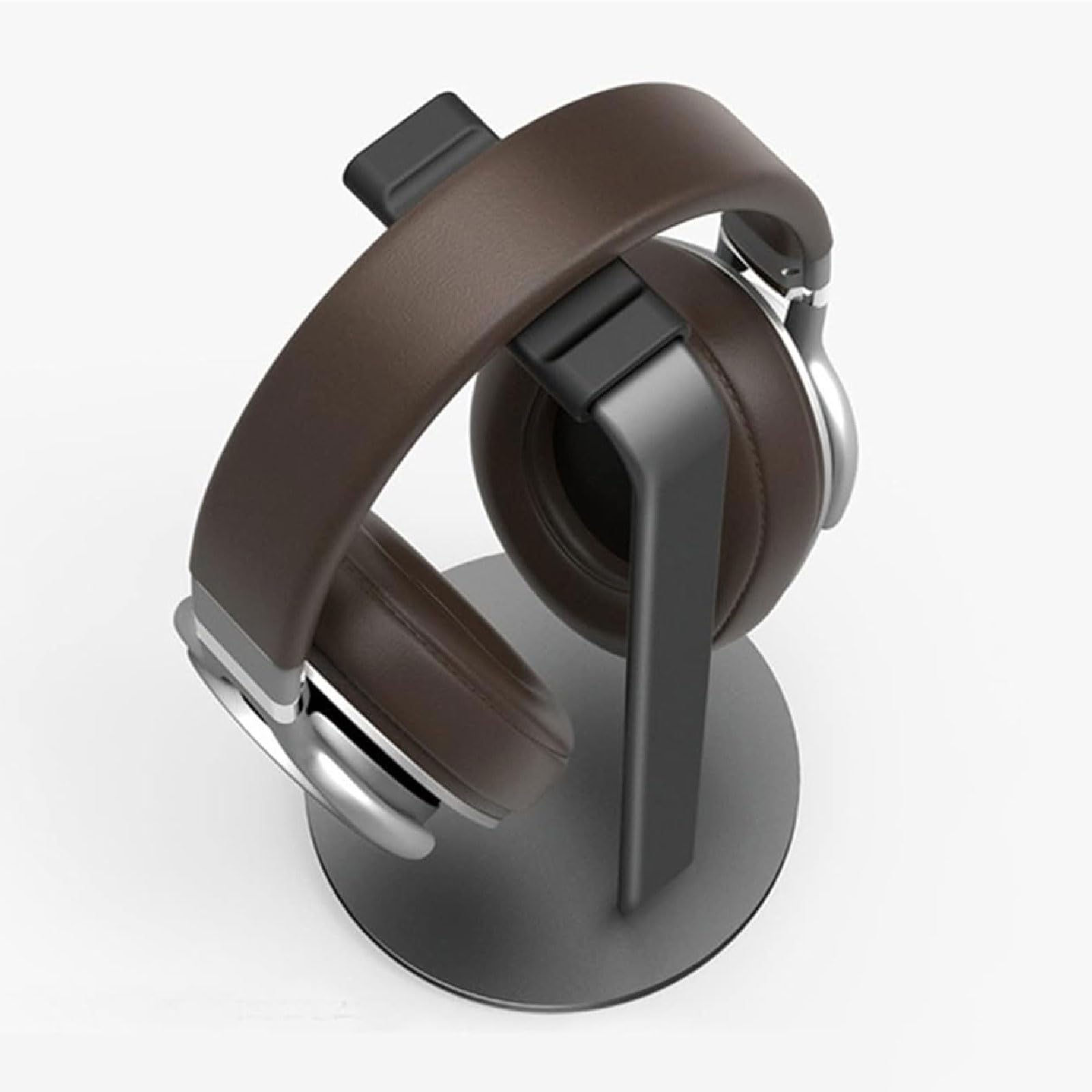 Soporte para auriculares, colgador para auriculares, soporte para auriculares con un cuerpo de aleación de aluminio resistente, soporte para auriculares para juegos de PC para todos los auriculares
