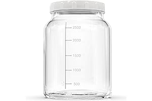 Clear Scale 3200ML Airtight Glass Gallon Jar