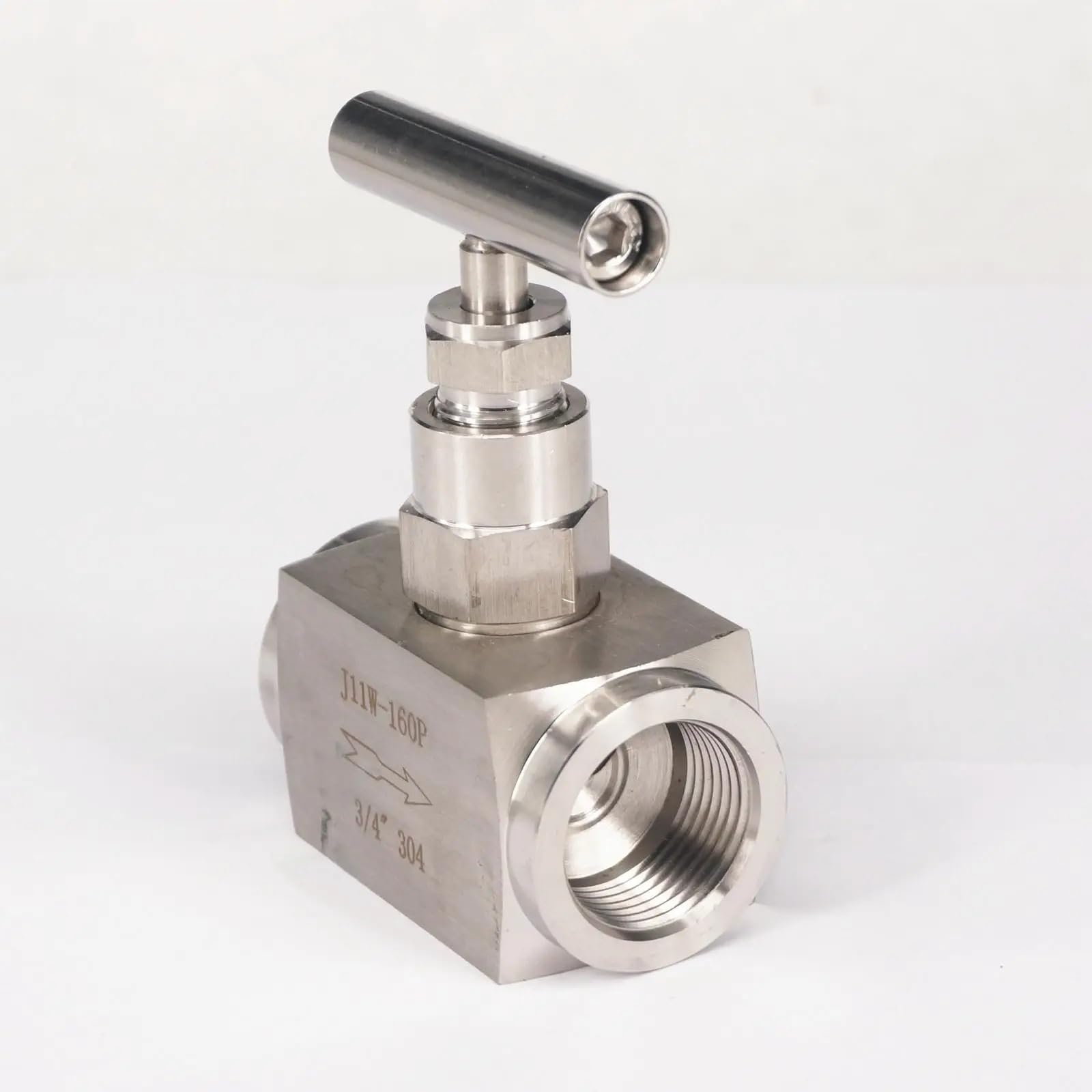 Válvula de acero inoxidable 304 para control de flujo de 3/4 de pulgada y 320 bar 1