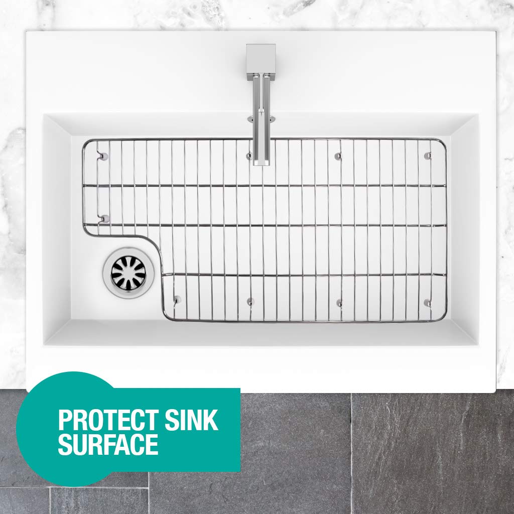 K-6639-ST Stainless Steel Sink protector Rack for Kohler Whitehaven K ...