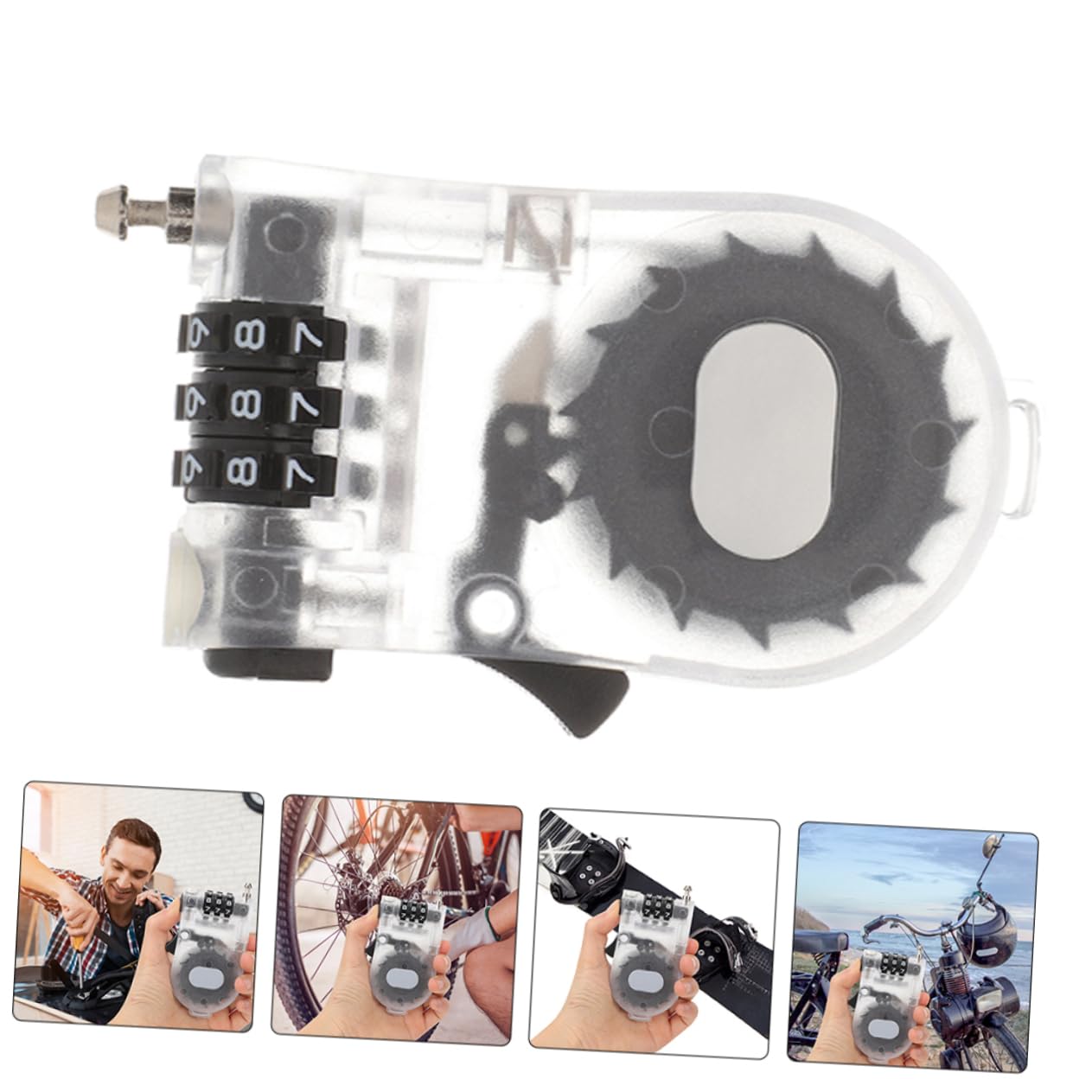 BESPORTBLE 6 Pièces Antivol Serrure À Combinaison Serrures De Vélo Serrure Codée Petite Serrure Sécurité Antivol De Vélo Équipement De Snowboard Ski Boost Lock Équipement De Snowboard