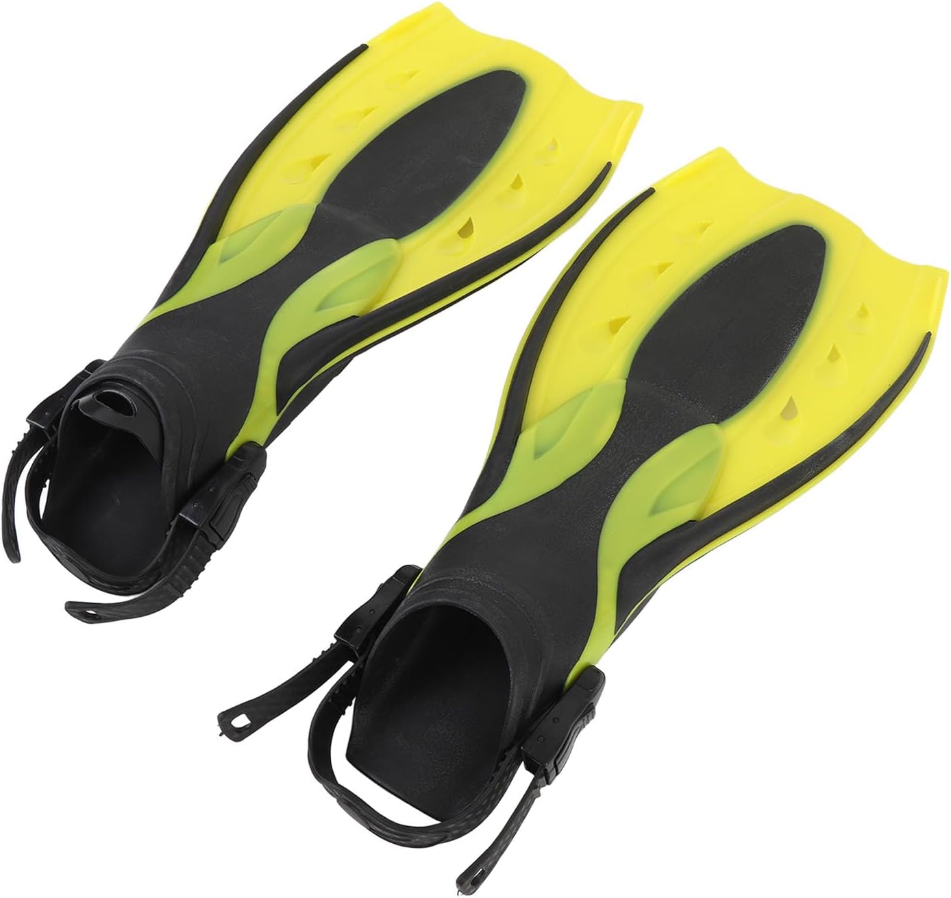 Swimming Fins, Short Travel Size Snorkeling Flippers with Mesh Carrying Bag, for Children Teens Adults Women Men Swimming Training