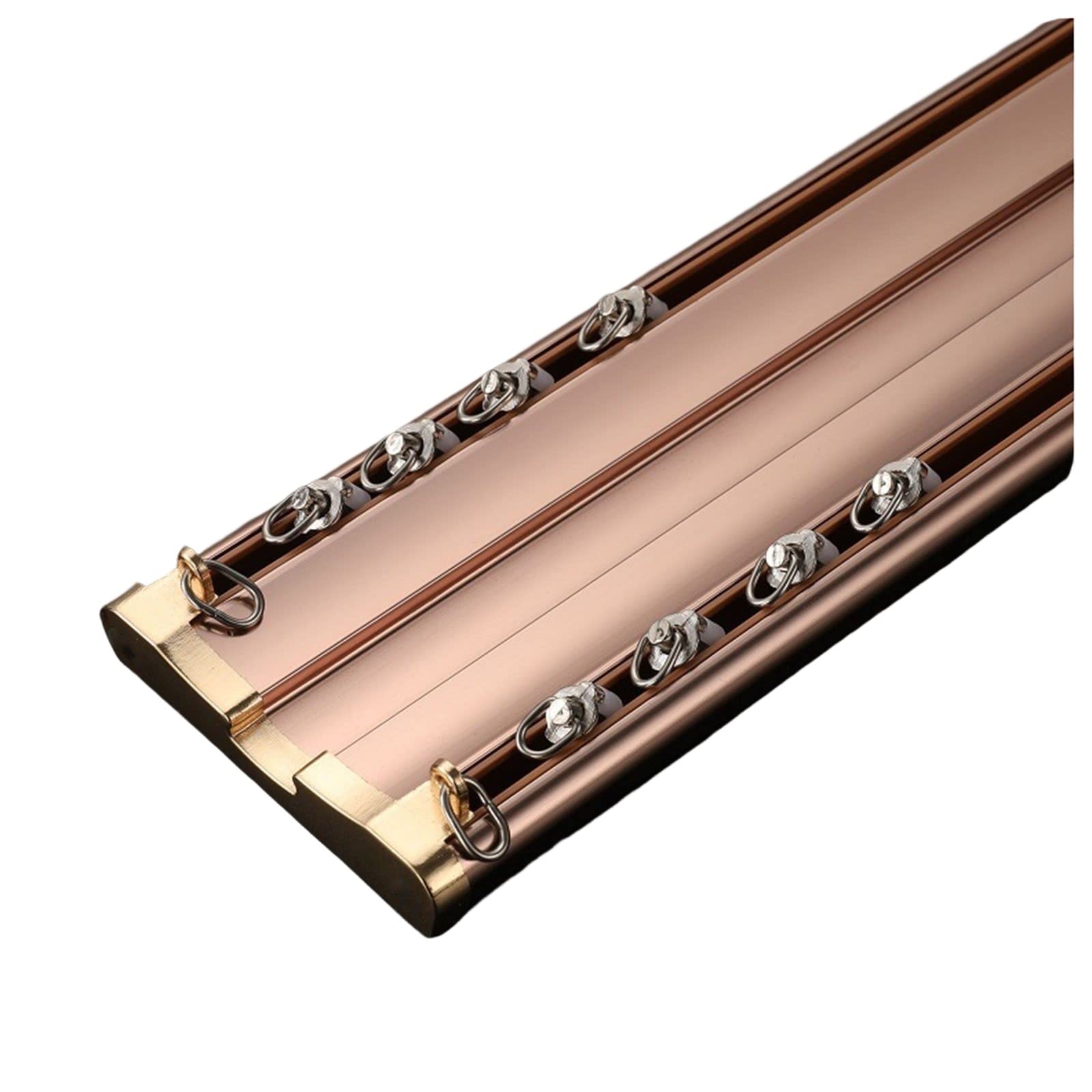 Rail de plafond double de 5 m or rose idéal pour camping-car
