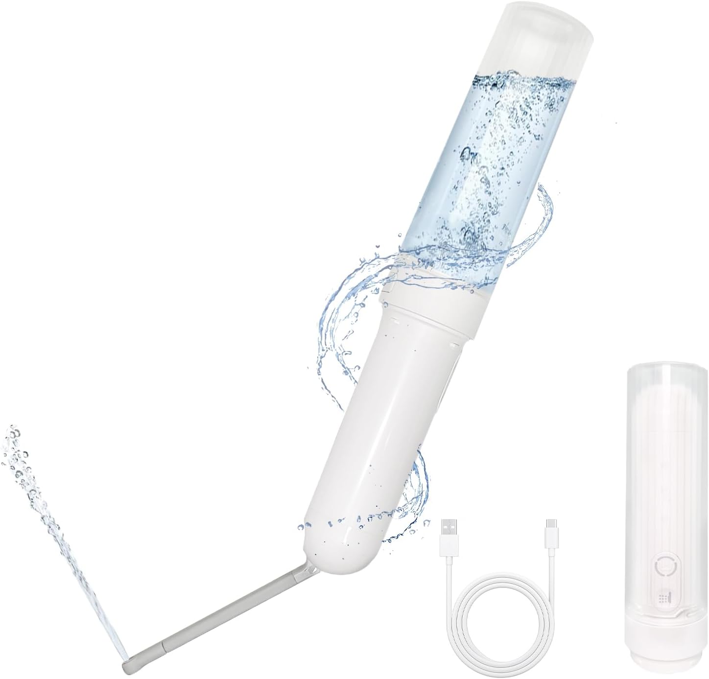 Portable Bidet - Handheld Travel Bidet with 3 High Spraying Modes, USB-C Rechargeable and IPX7 Waterproof Electric Bidet Sprayer for Women and Men Personal Hygiene Cleaning/Soothing Postpartum Care