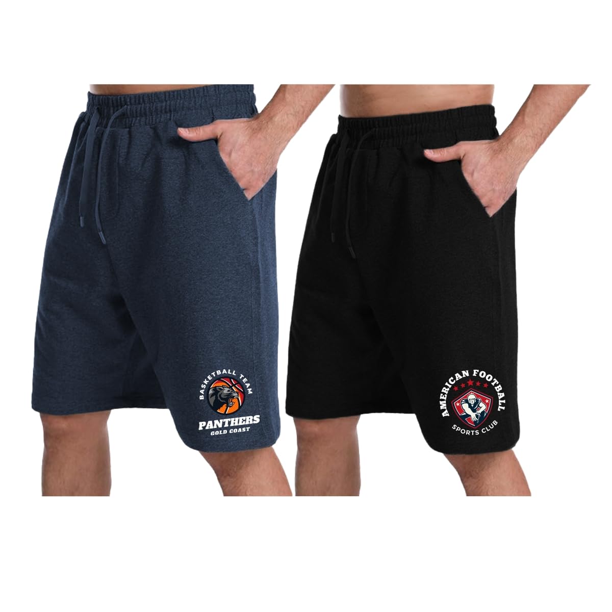 kart black Men's Cotton Knee Length Casual Regular Fit Shorts | Pack of 2 (MS-blkball-nvy-pnthrs-5xl) Black-Navy-picture-25