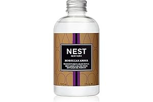 NEST Fragrances Moroccan Amber Reed Diffuser Liquid Refill (Pack of 1) - 5.9 Fl Oz