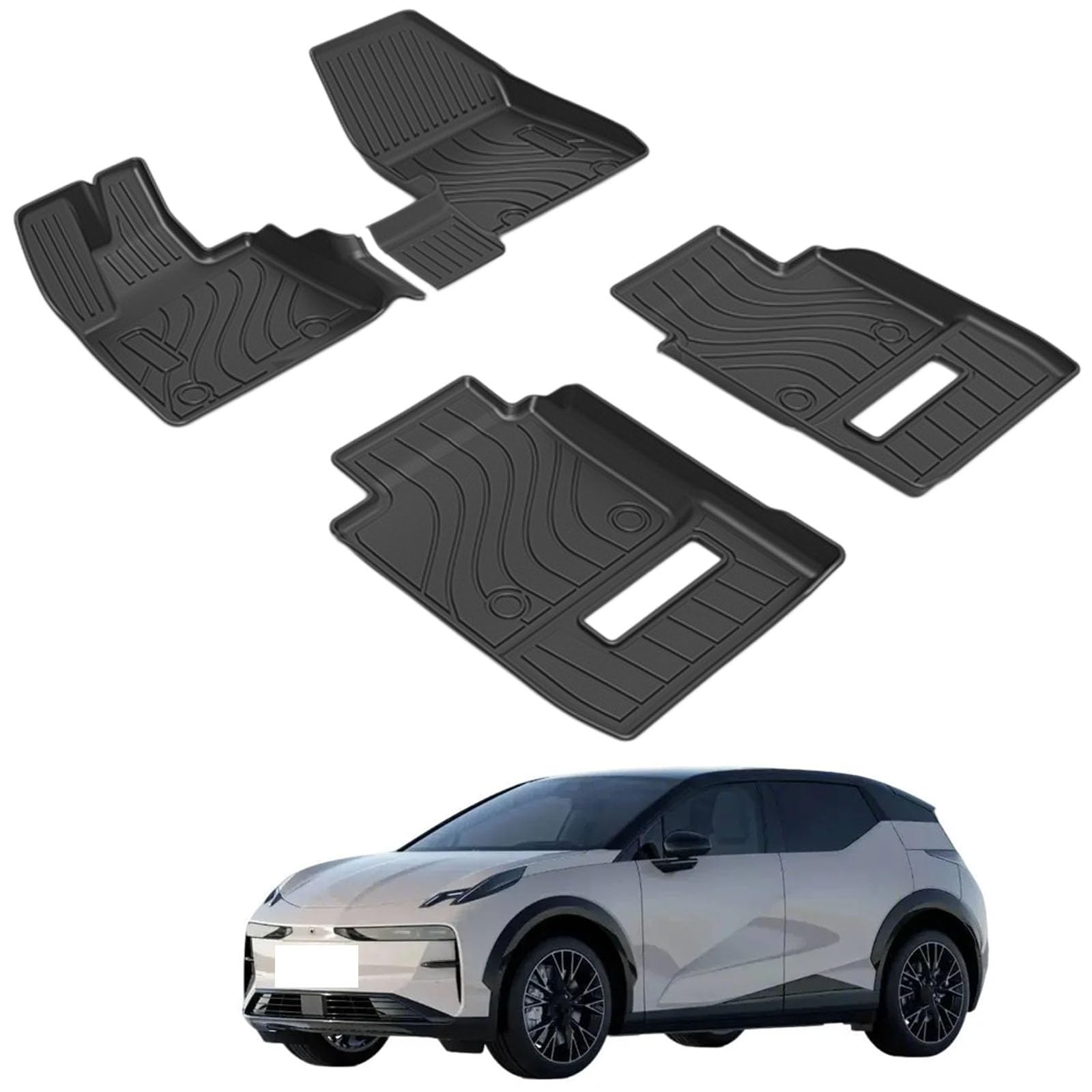 PAPEP Floor Mats for ZEEKR X 4-seater 2023-2025 RHD