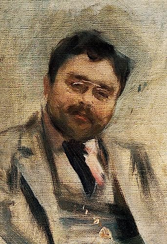 Portrait d'Isaac Albeniz par Ramon Casas toile 50x70 cm émotion musicale