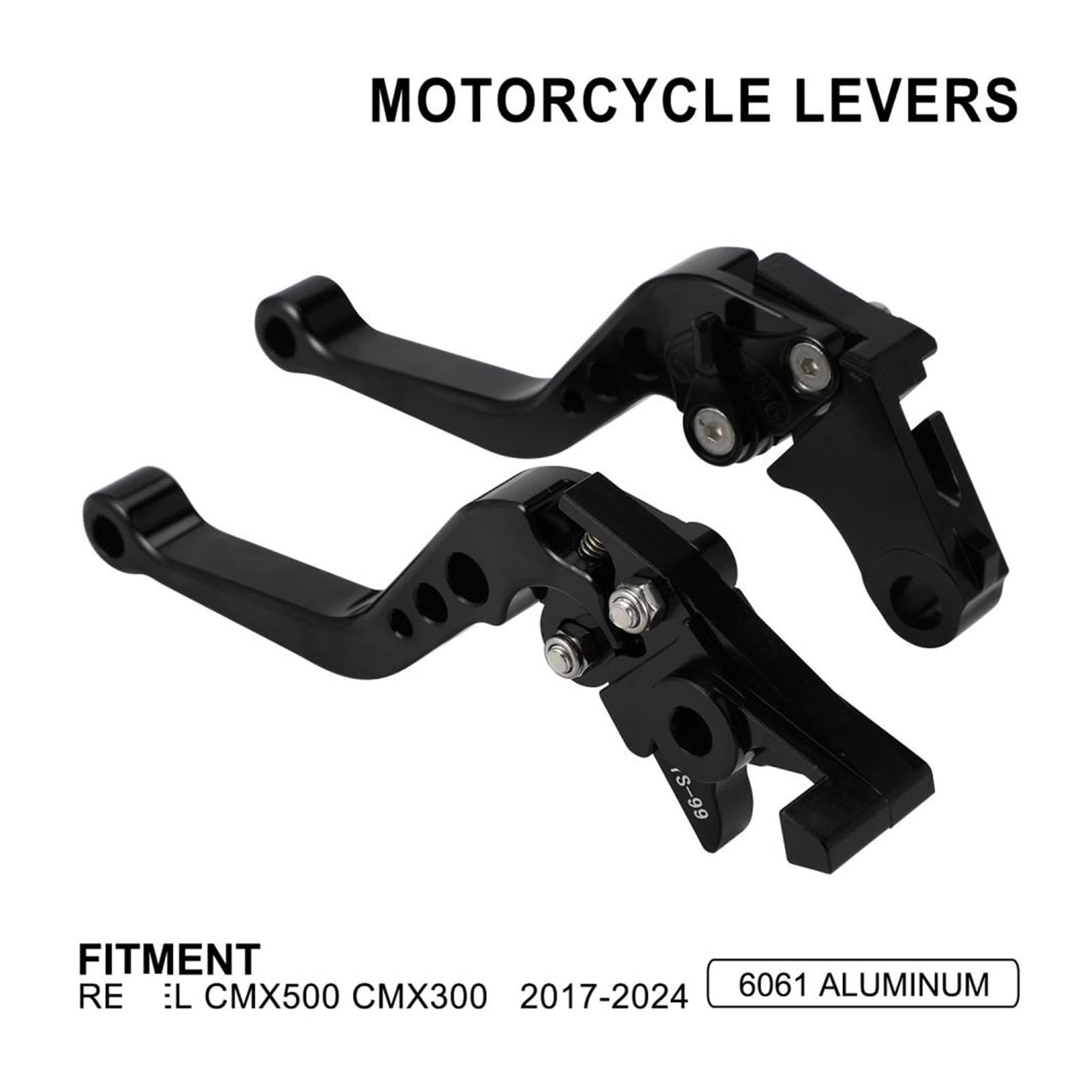 Juego De Palanca Embrague Freno para Rebel CMX500/CMX300 2017-2024 Palancas De Cuerno Palanca De Mano Ajustable Manija De Motocicleta Dirt Bike Palancas Frenos