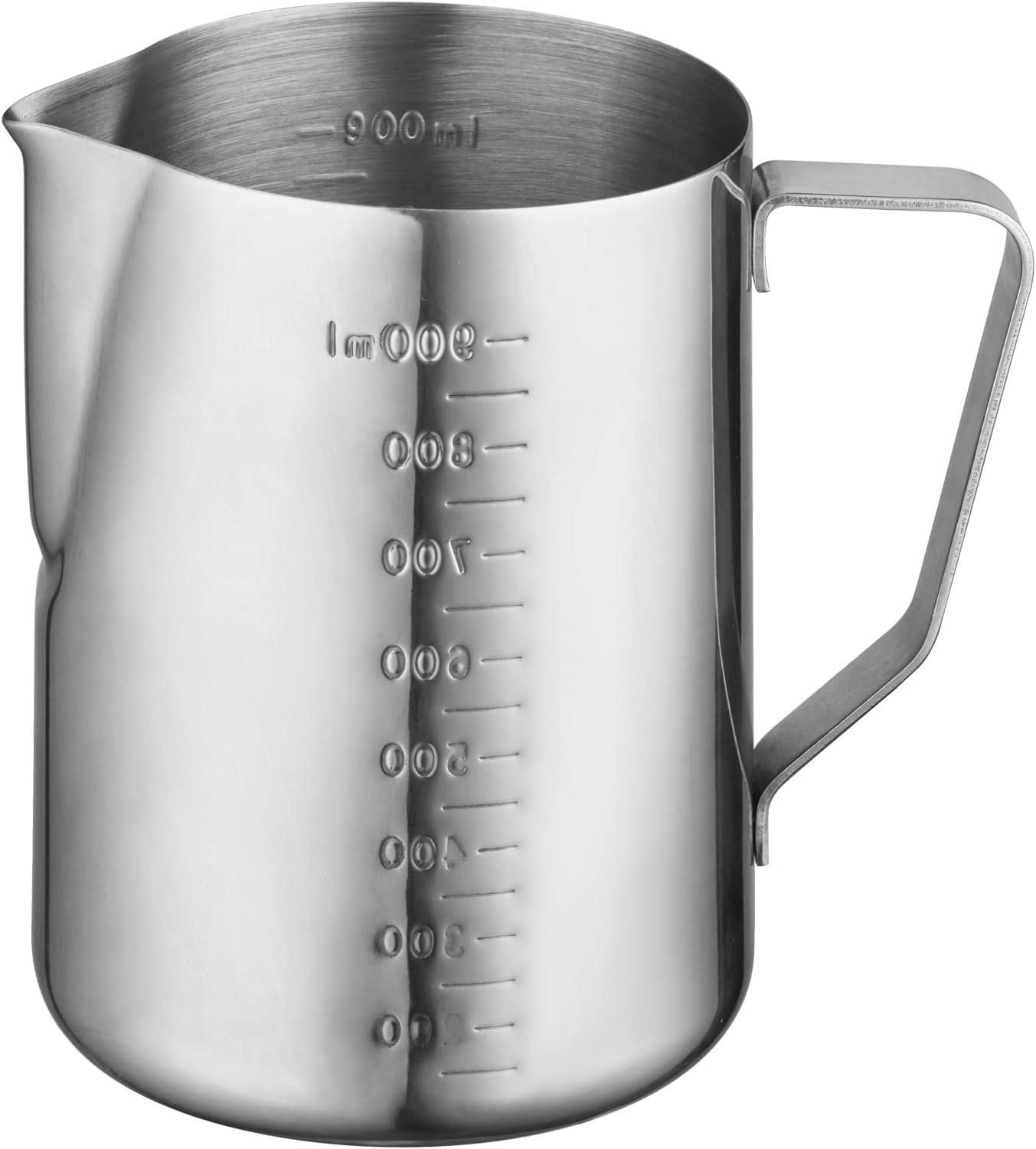 MARKQ Milk Frothing Pitcher 1000ml Stainless Steel Espresso Steaming Jug for Latte Espresso Cafetiere Cappuccino Coffee Machine Accessories Barista Tools Milk Cup