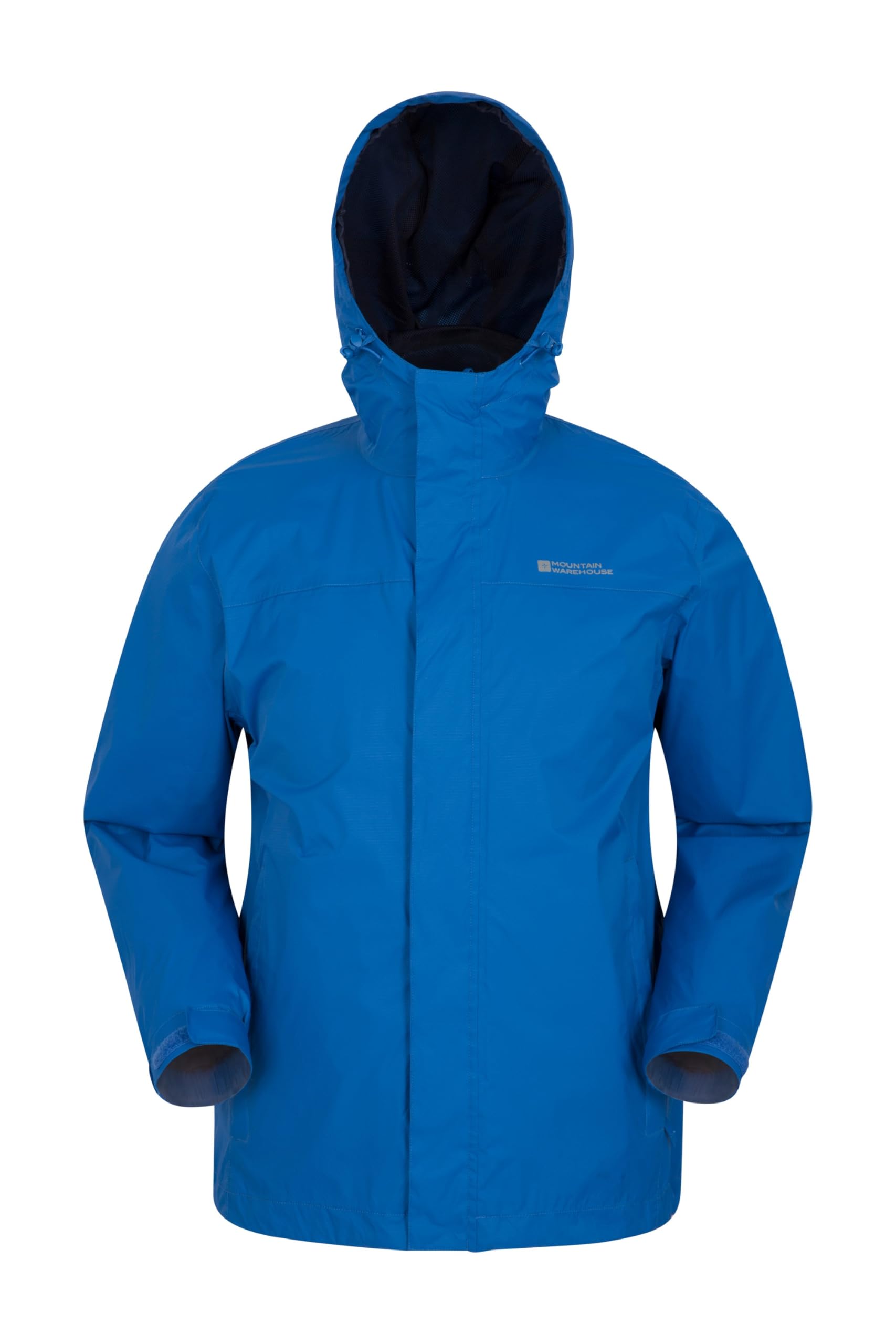 Mountain Warehouse Men's Cobalt Torrent Waterproof Rain Jacket - Waterproof & Lightweight Raincoat With Taped Seams, Zipped Pockets - For Spring Summer Travelling & Outdoors 4XL Plus