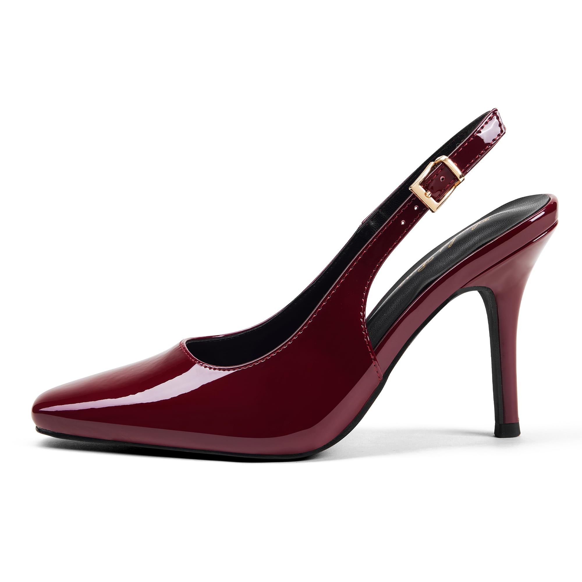 Zhabtuc Slingback Décolleté con Punta Quadrata, Décolleté con Tacco da 8,5 cm, Abiti da Sera Squisiti ed Eleganti