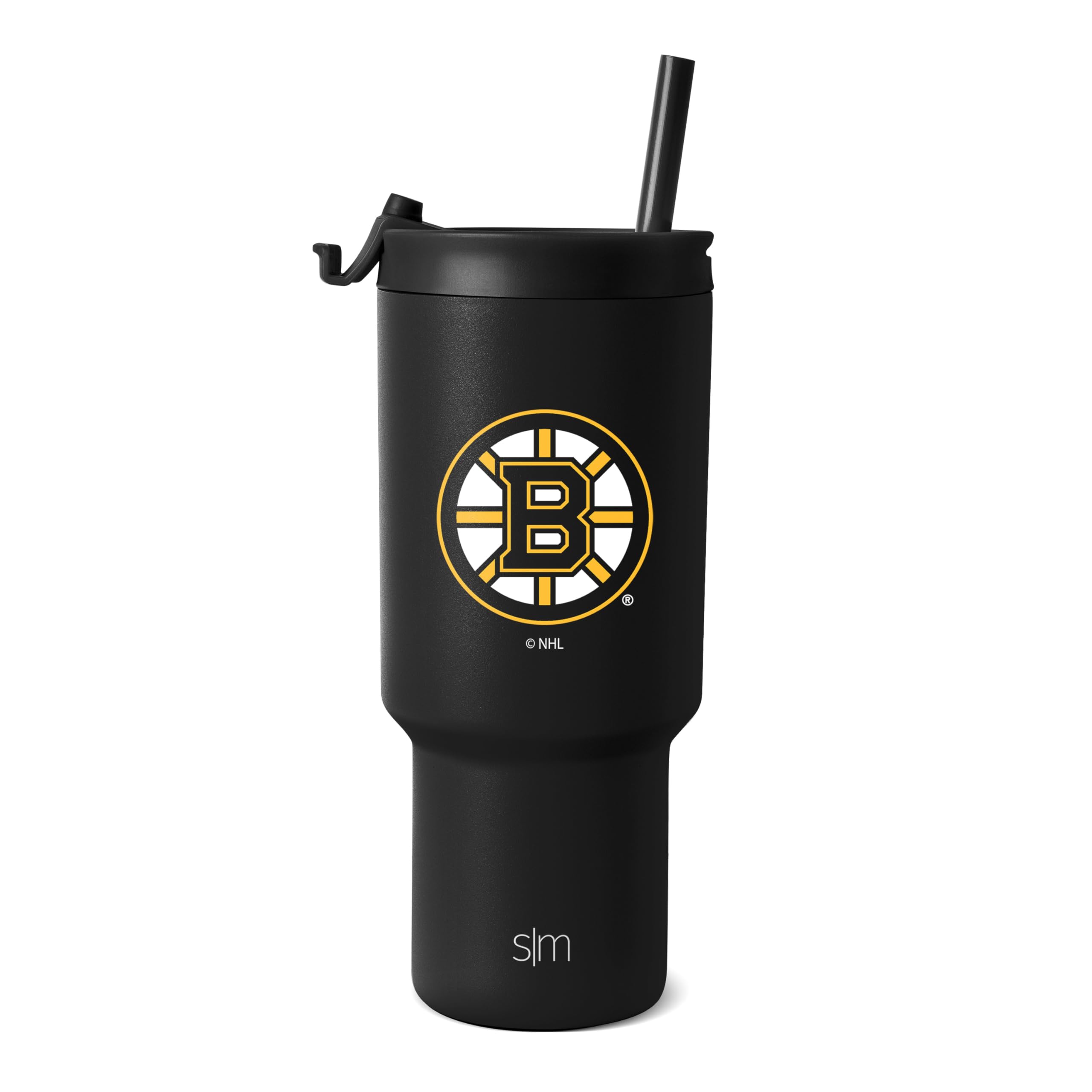 Simple Modern Officially Licensed NHL 30 oz Tumbler with Flip Lid and Straws | Hockey Insulated Cup Stainless Steel | Gifts for Men Women | Trek