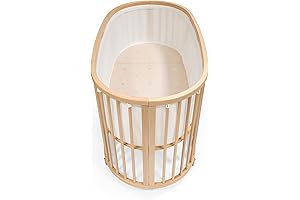 2-in-1 Stokke Crib: Sleepi Mesh Liner with Breathable 3D Airflow