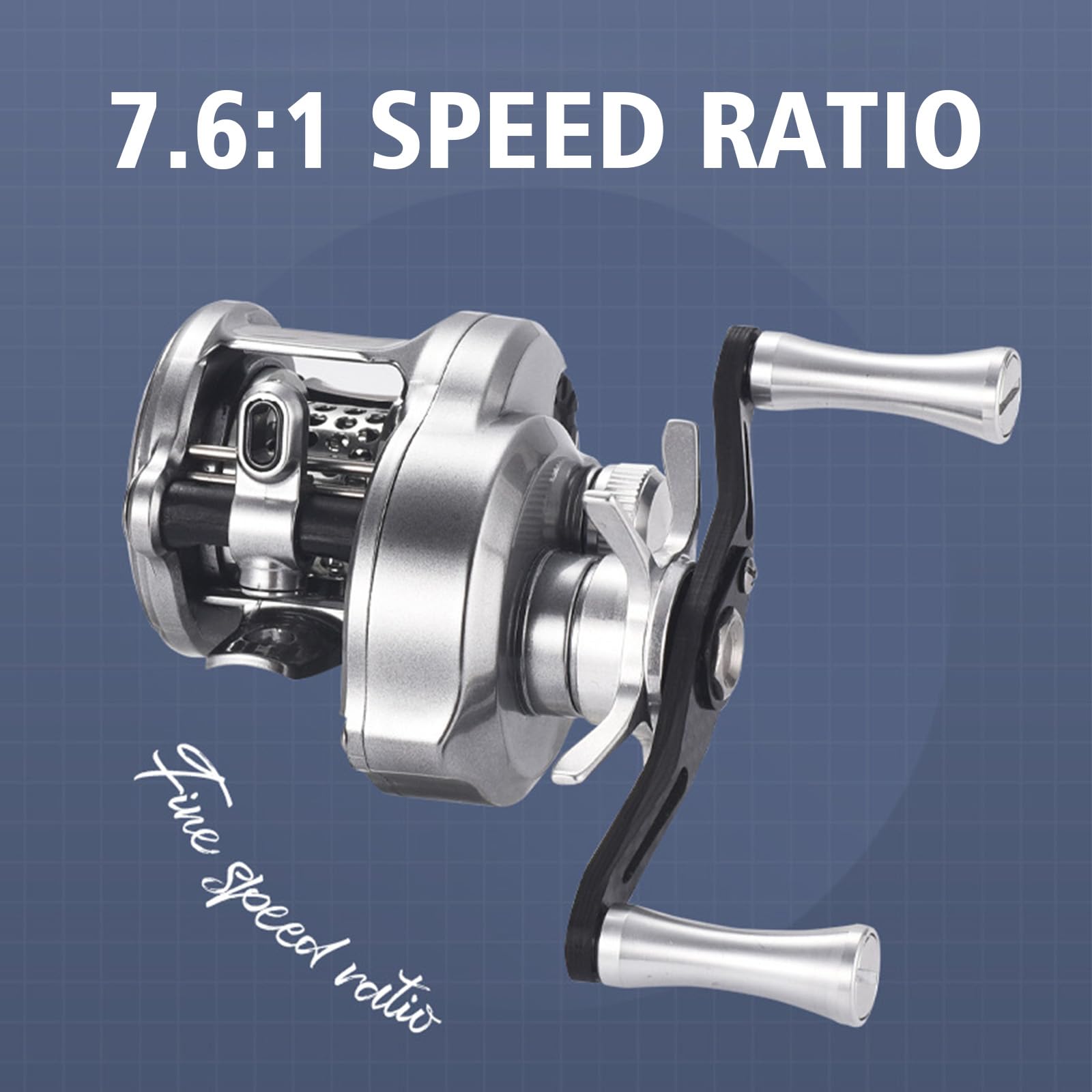 Fishing Reel Casting Reel Baitcaster 7.6:1 High Reel with Magnetic Brake for Left Hand, Baitcasting Reels - Amazon Canada Fishing Reel Casting Reel Baitcaster 7.6:1 High Reel with Magnetic Brake for Left Hand, Baitcasting Reels - Amazon Canada