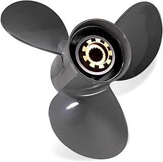 Aluminum 13 X 19 Outboard Boat Propeller fit Honda Engines BF60hp/75hp/90hp/100hp/115hp/130HP 15 Spline Tooth OEM 58130-ZW1-019AH，Prop RH