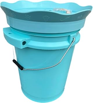 LEE FISHER SPORTS Hydroponic/Soil Planter 5 Gallon Bucket Set-Grow Your own Vegetable, Flower, Plant Anywhere. Save Water, Space and Money. Enjoy The Healthy Vegetable, Flower, Plant Everyday.