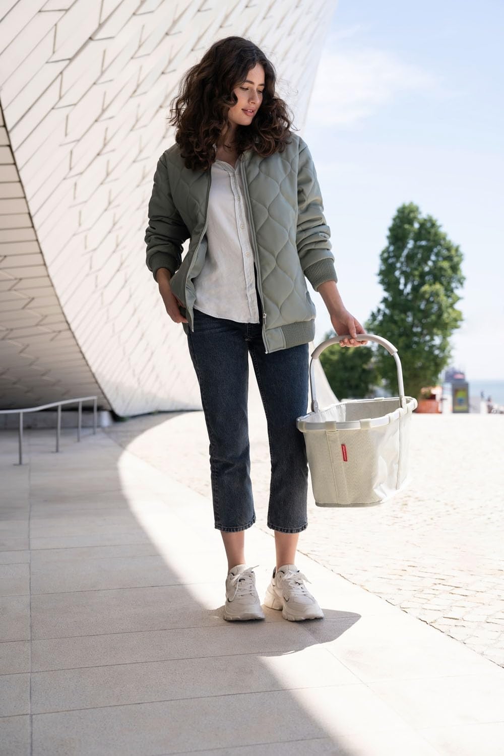 Reisenthel BK6049 CARRYBAG HERRINGBONE SAND Gym Bag Women's HERRINGBONE SAND Size Unica - Image 3
