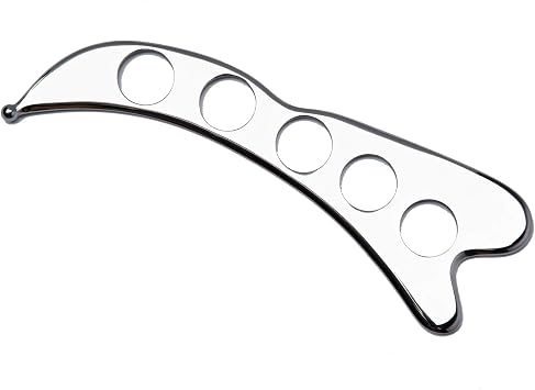 FeelFree Sport Stainless Steel Guasha Scraping Massage Tool for Soft Tissue, Physical Therapy Stuff Used for Back, Legs, Arms, Neck, Shoulder