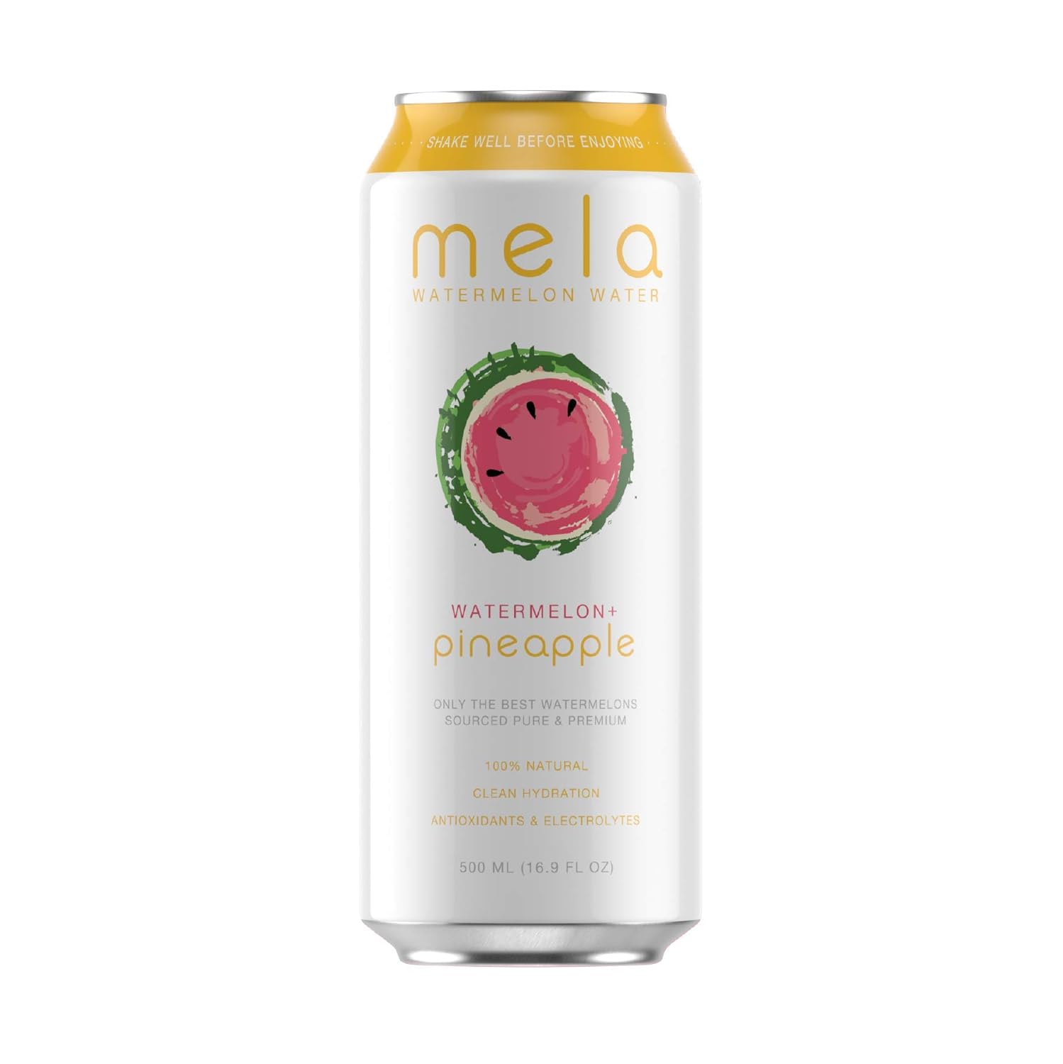Mela Watermelon Water - Watermelon + Pineapple | 12 Pack | 100% Natural Watermelon Juice + Pineapple