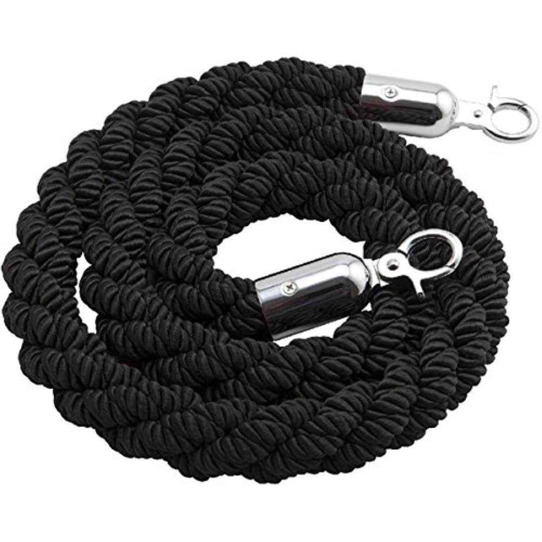 Genware NEV-BR-BK Barrier Rope use with code BP-RPE, Black
