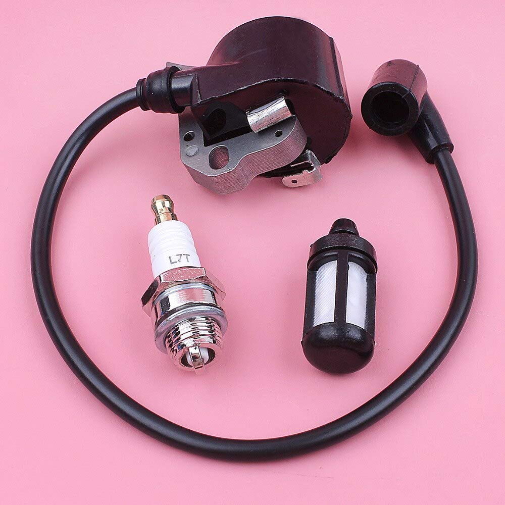 Accesorios Kit de filtro de combustible de bujía de bobina de encendido compatible con Stihl 015 015AV 015L motosierra herramienta de jardín pieza de repuesto бензопила (Color : China)