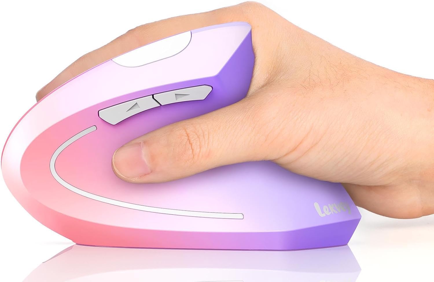 Lekvey Ergonomic Mouse Vertical Wireless Mouse Rechargeable 2 4 GHz Optical Carpal Tunnel Mouse 800 1200 1600 DPI