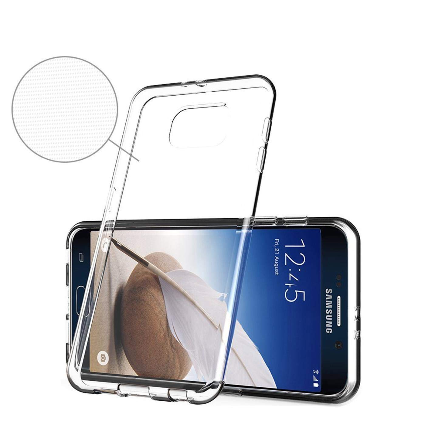 Verco Handyhlle fr Samsung S6 Edge Case, Handy Cover fr Samsung Galaxy S6  Edge Hlle Transparent Dnn Klar Silikon, durchsichtig: Amazon.de:  Elektronik & Foto