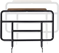 Vista 1 de Fromann [No universal] Base de cama ajustable de acero de 2 piezas con mango de asistencia y reposabrazos de riel de cabecera