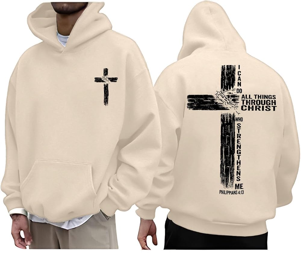 OPGFJHEW Christian Hoodies for Men