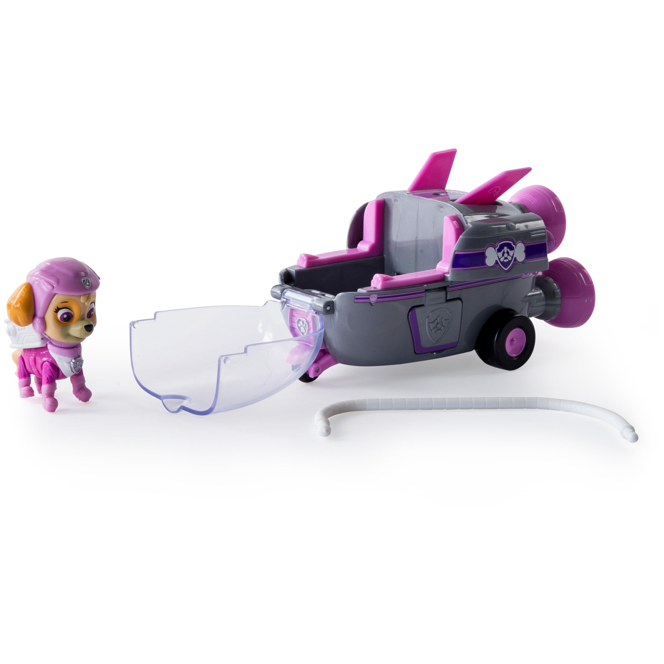 Nickelodeon Toy - Paw Patrol - Skye's Rocket Ship - Skye Figure and Vehicle Playset