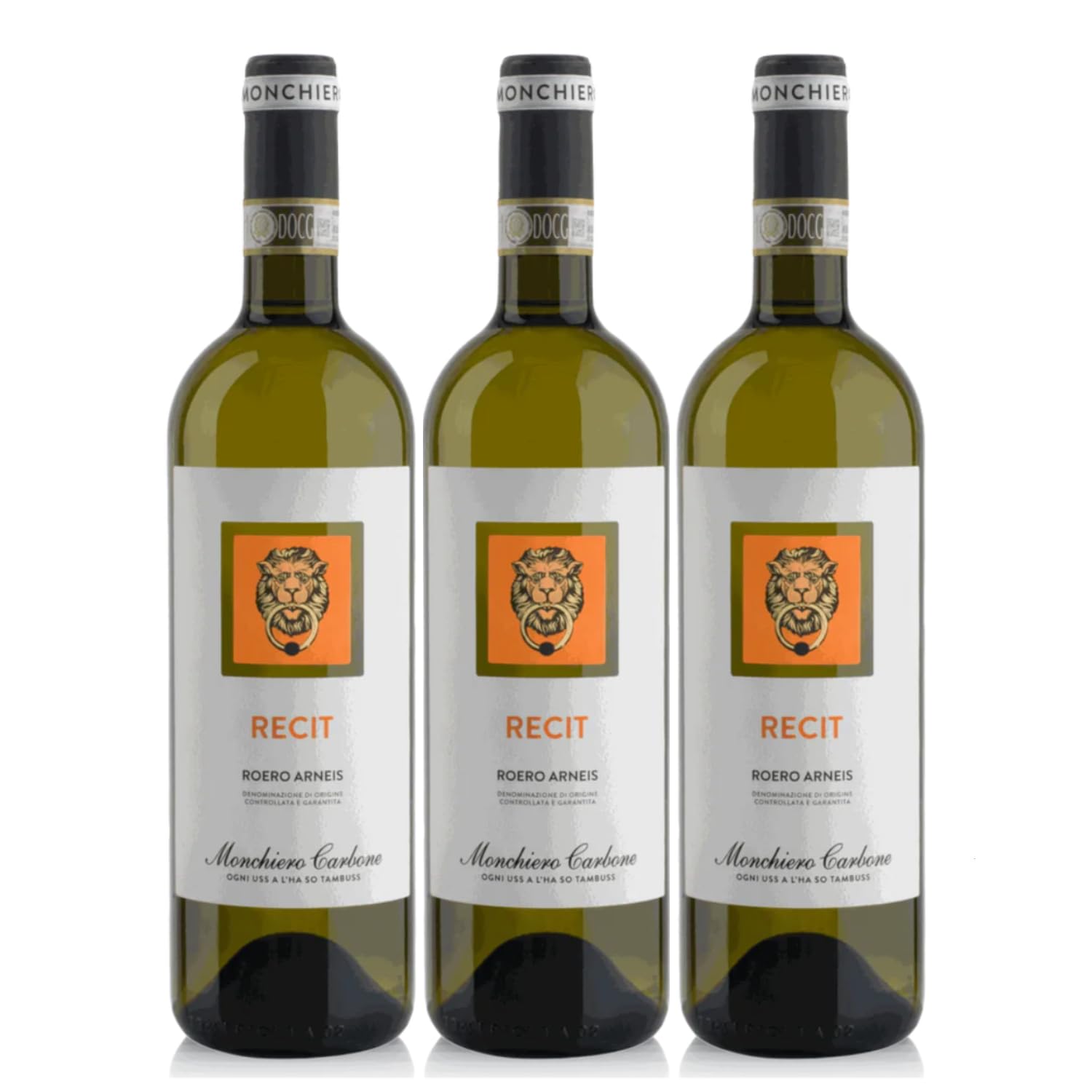 Monchiero Carbone Arneis Roero Recit Weißwein weiß trocken Piemont Italien inkl. FeinWert E-Book (3 x 0,75l)