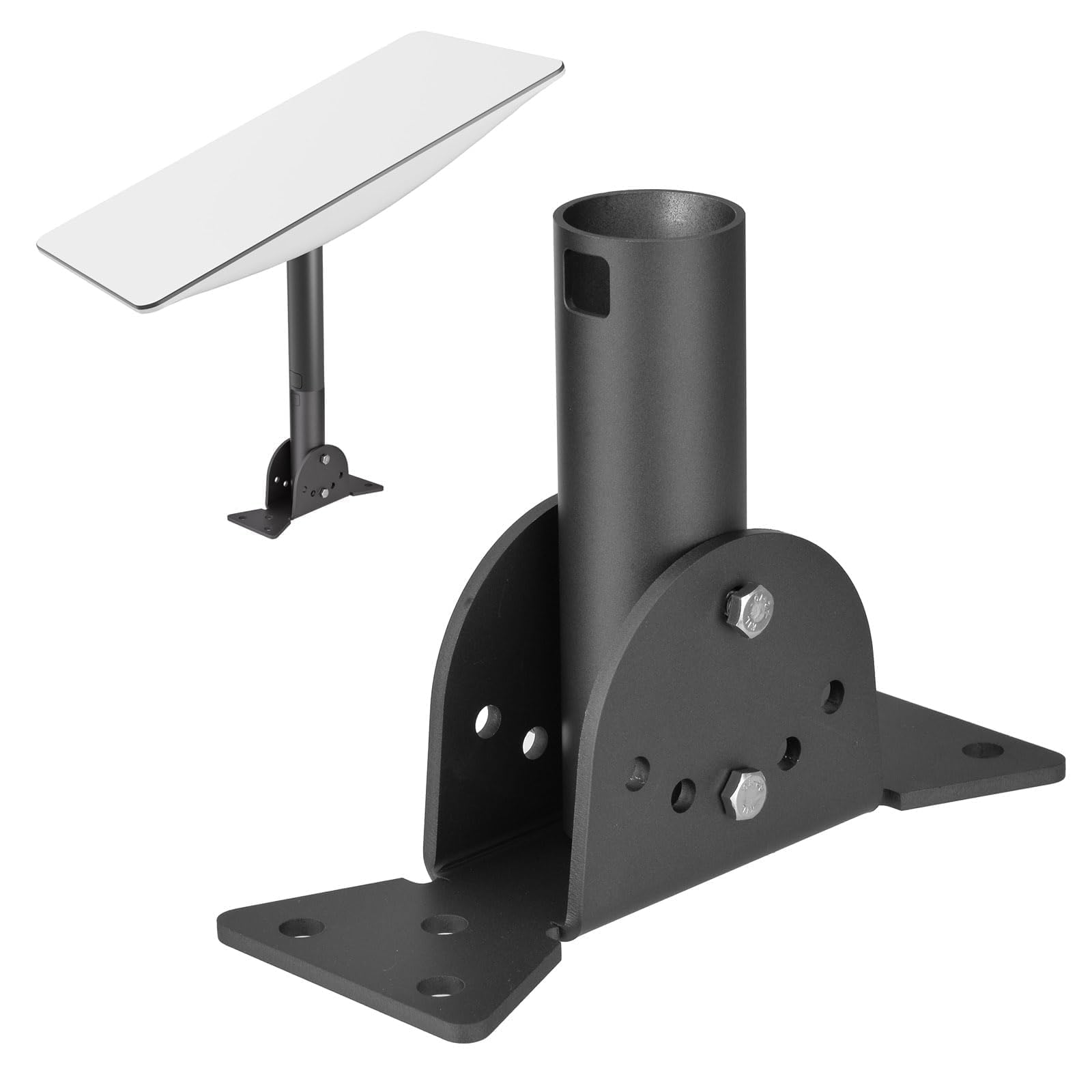 Bingfu Soporte Robusto y Más Grueso para Antena Parabólica de Internet por Satélite Starlink Gen2 V2 - Kit de Montaje en Poste de Pared Resistente con Accesorios de Soporte de Angulo Ajustable