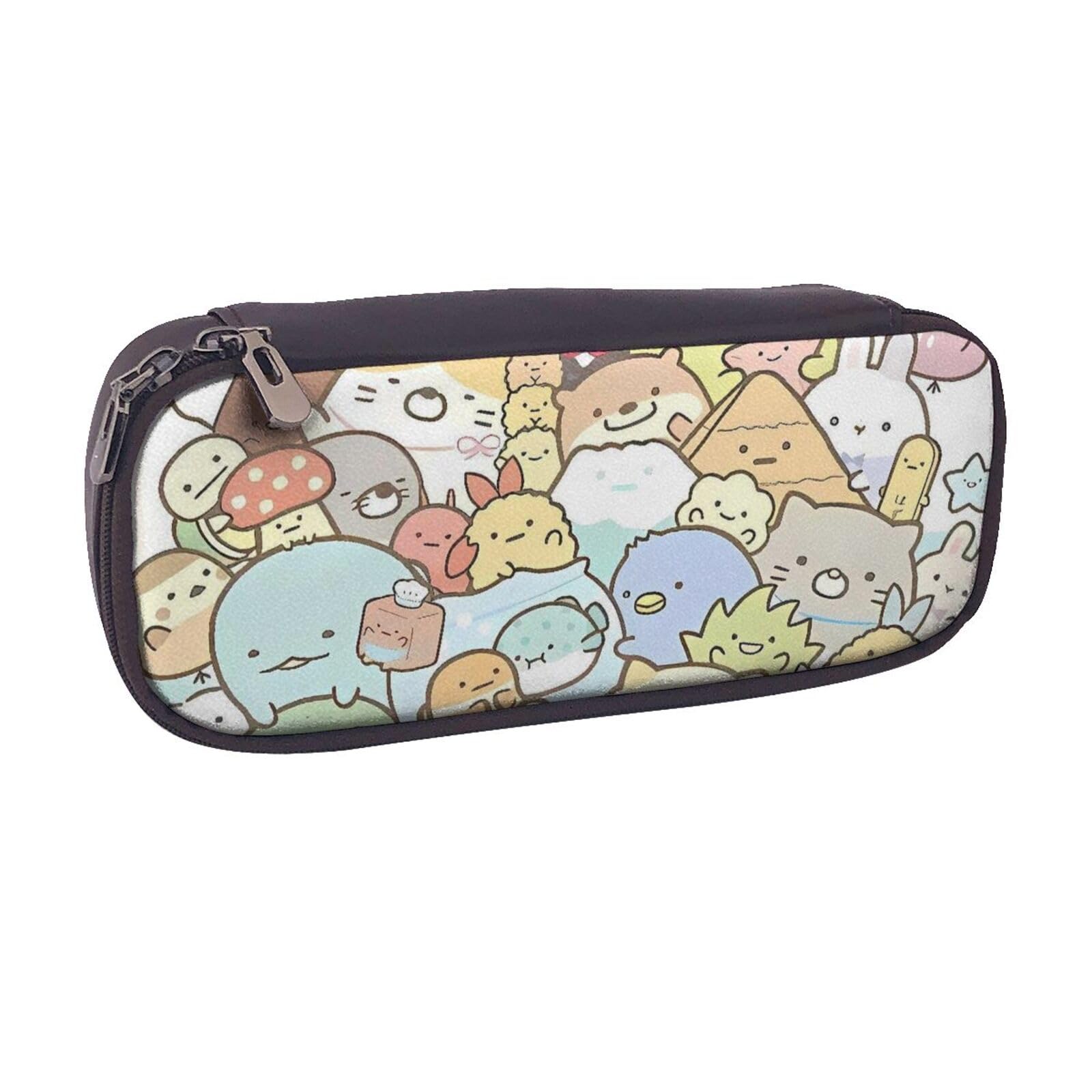 Sumikko Gurashi PU Leather Pen Case Multi-Function Pouch 7.9x3.5in Japan