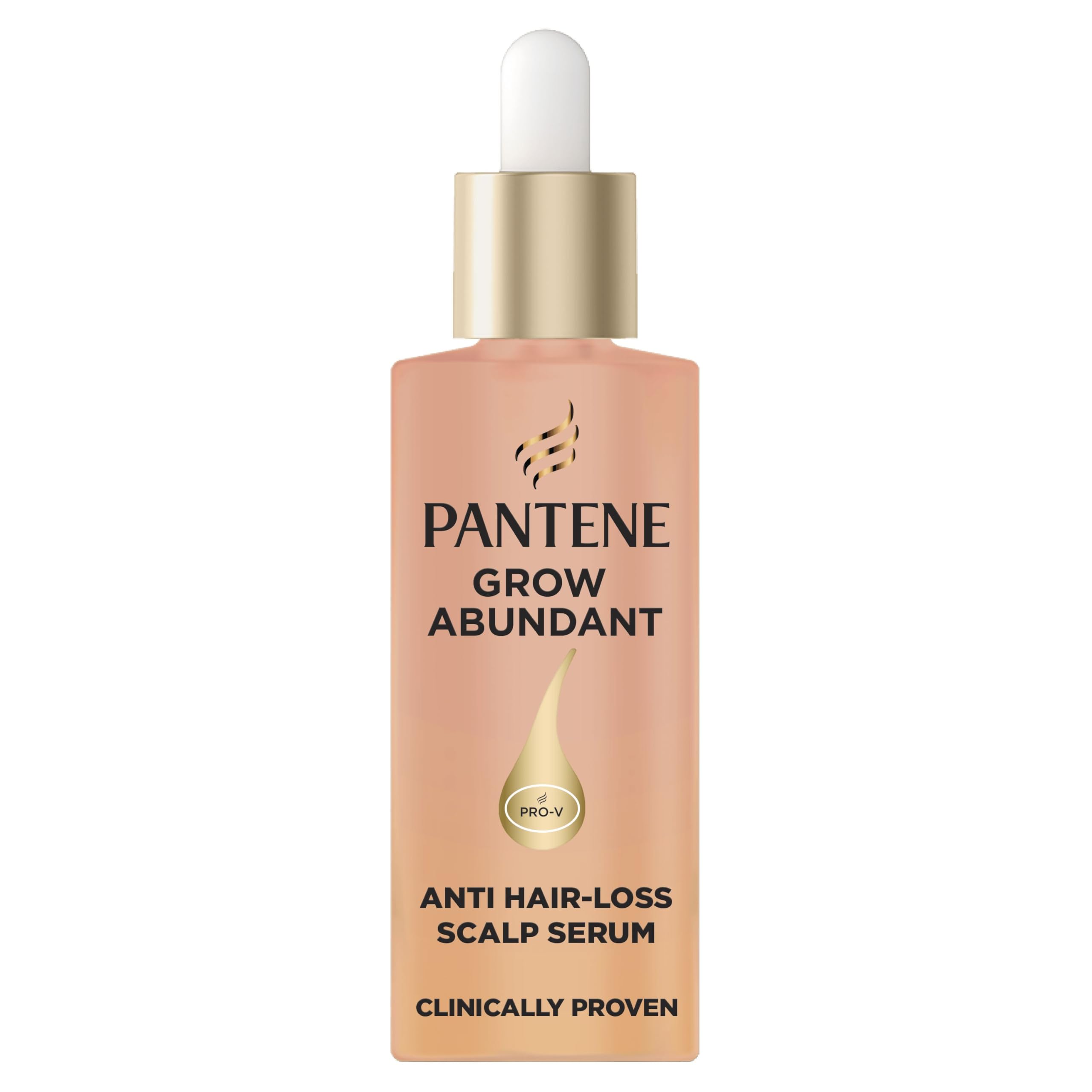 Pantene Grow Abundant Serum gegen Haarausfall, 60 ml, für dickeres, längeres und dichteres Haar in 8 Wochen. Behandlung gegen Haarausfall, für Damen, mit 3000 mg Pro-Vitamin-Komplex