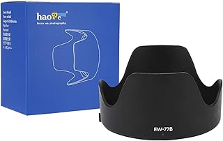 Haoge Bayonet Lens Hood for Canon EF 35mm f/1.4L II USM Replaces Canon EW-77B