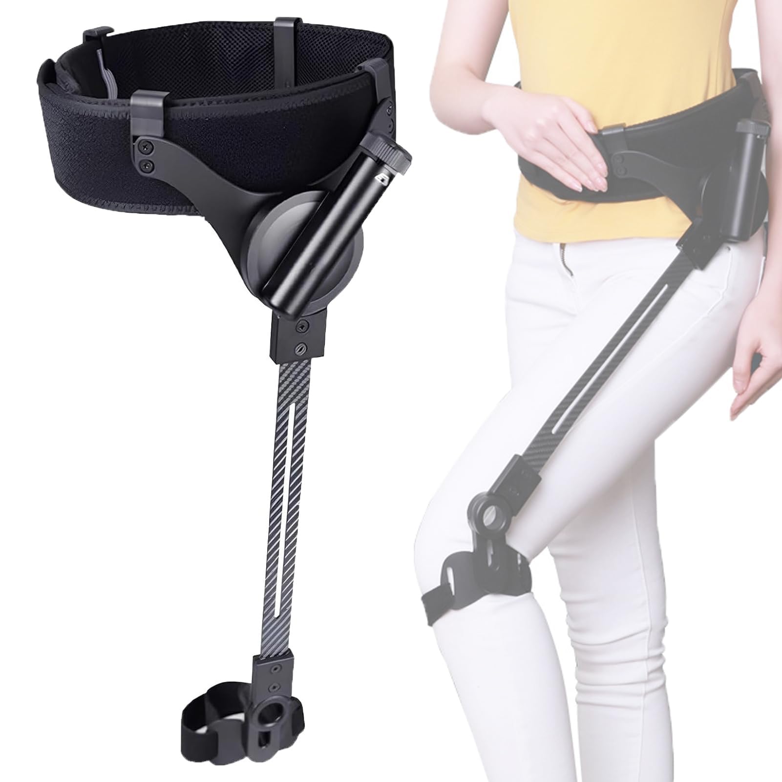 Esoscheletro alimentato ausilio per la riabilitazione di sollevamento delle gambe, camminatore emiplegia ictus per adulti e anziani