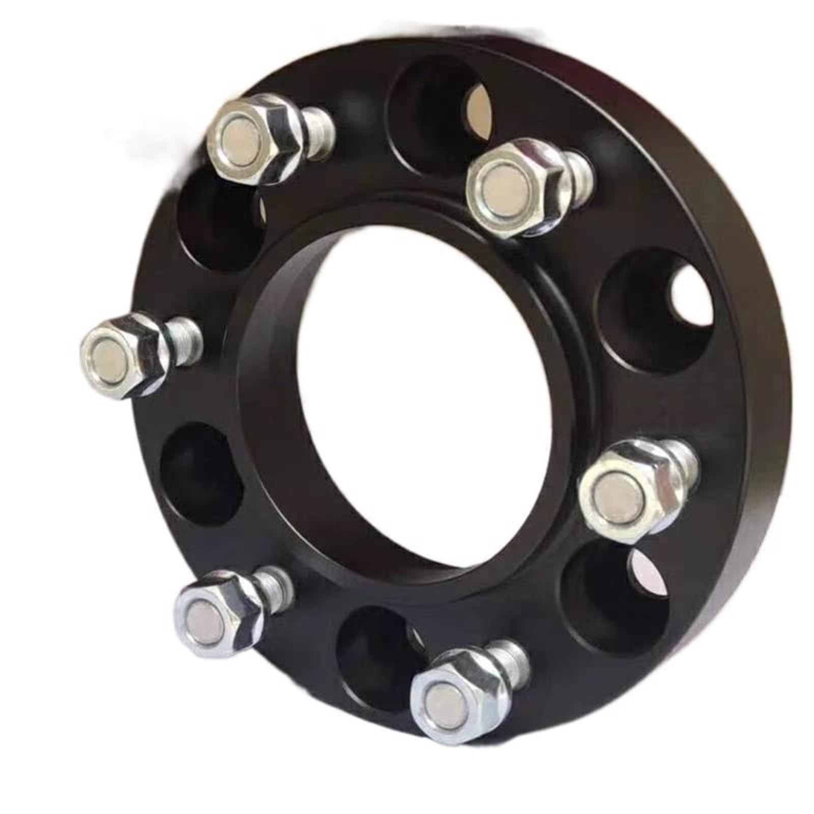 Dystanse do kół 6x139.7 25-38mm Hubcentric 93.1 Akcesoria samochodowe Aluminiowy adapter, Forda, Rangera Separadores Car Dystanse kół dla stabilności pojazdu(Black 1 PIECE 25MM)