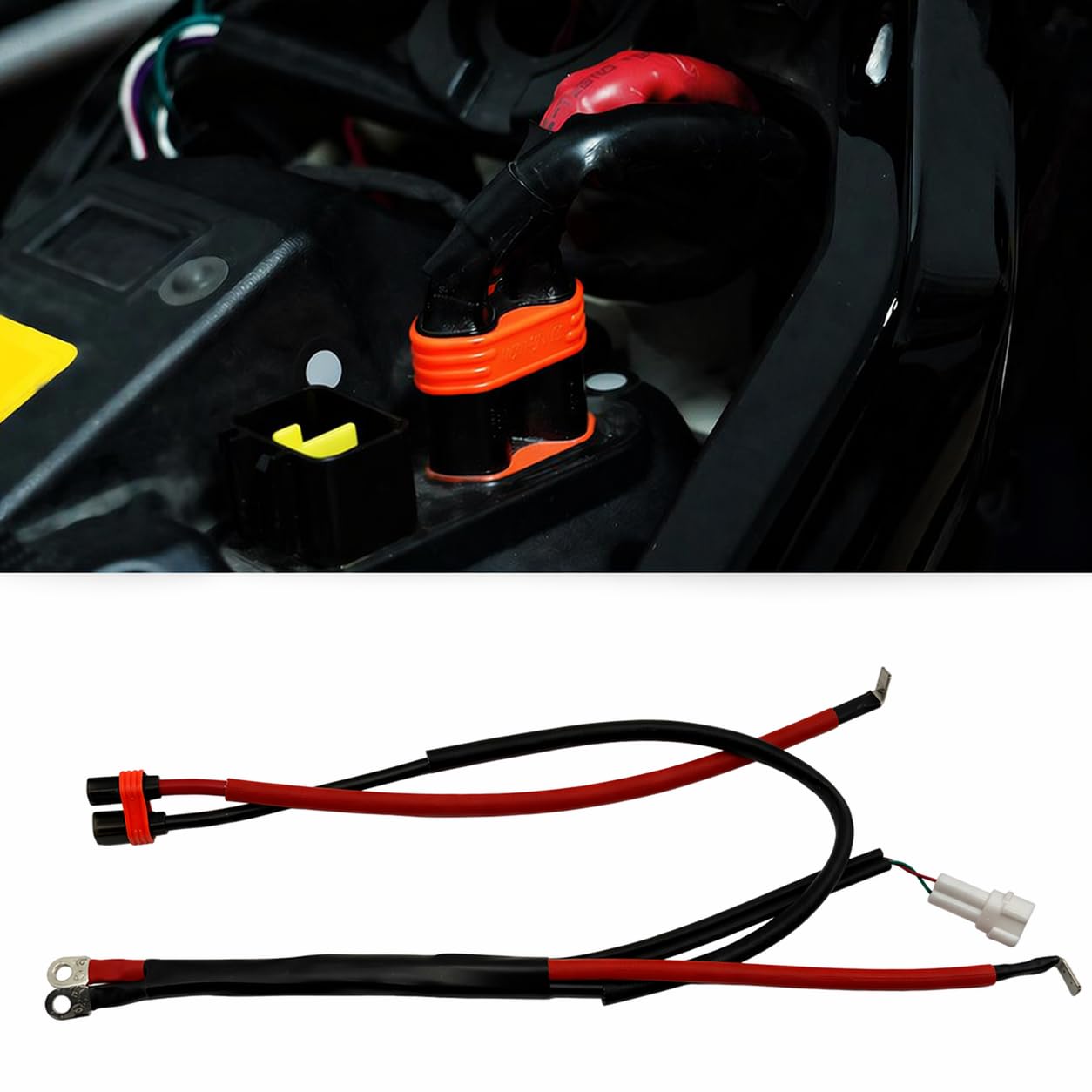 Battery Power Charge Cable for Sur Ron Light Bee X/S Main Power Connector Line, Plug & Play Compatible with 2023 & Prior, 2024-2025 Light Bee Models (2023 & Prior Cable)