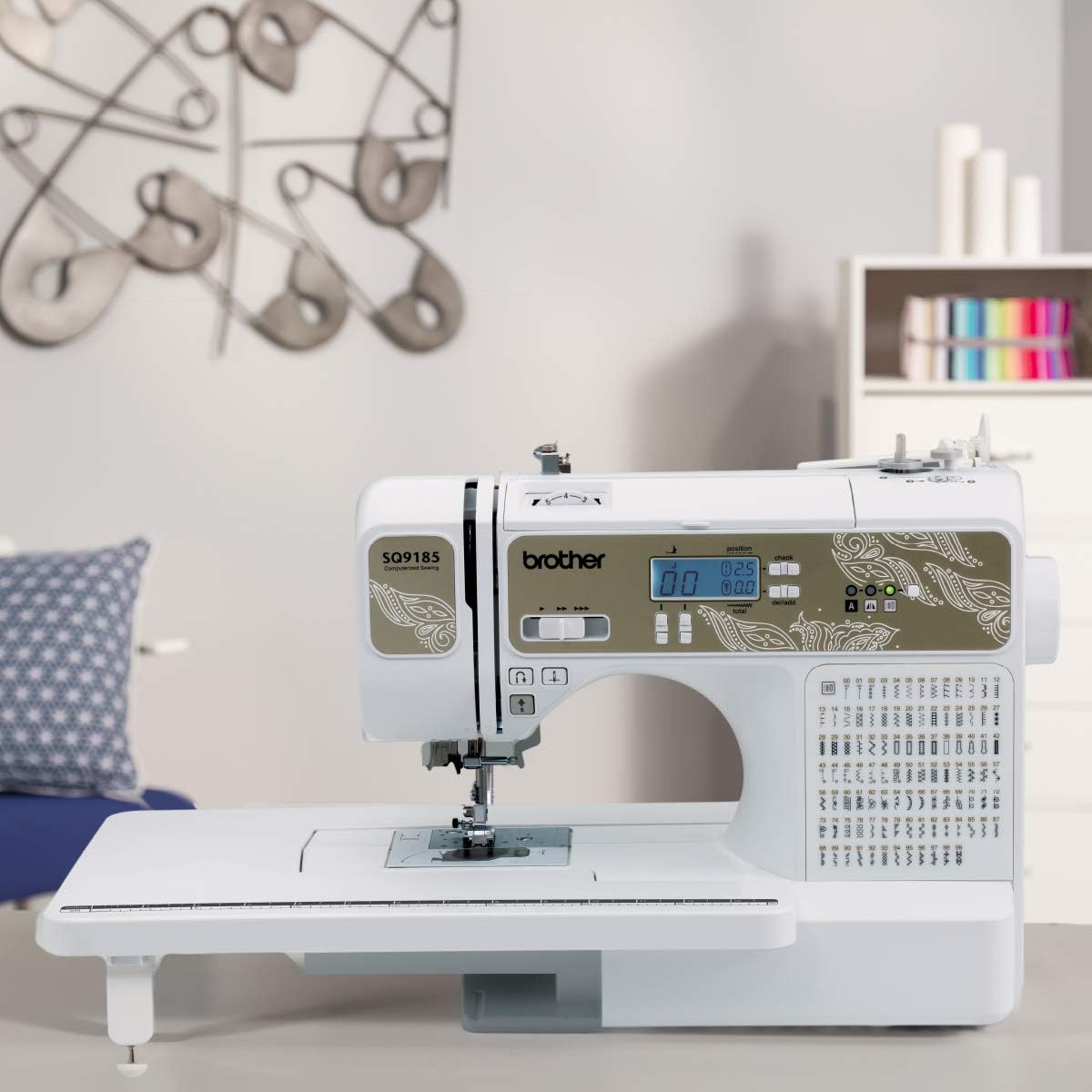 Brother RSQ9185 computerized sewing and quilting, white