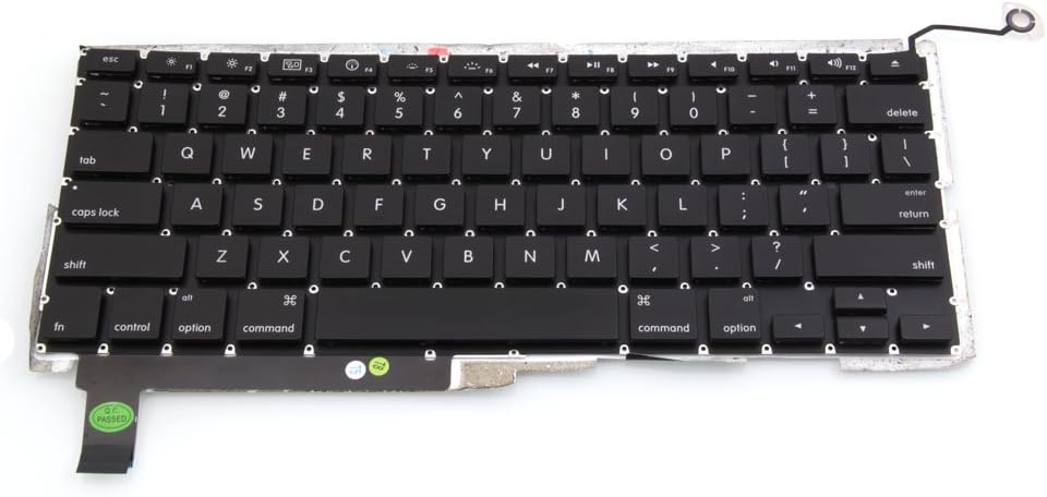 Laptop Replacement Keyboard for Macbook Pro Unibody A1286 Black