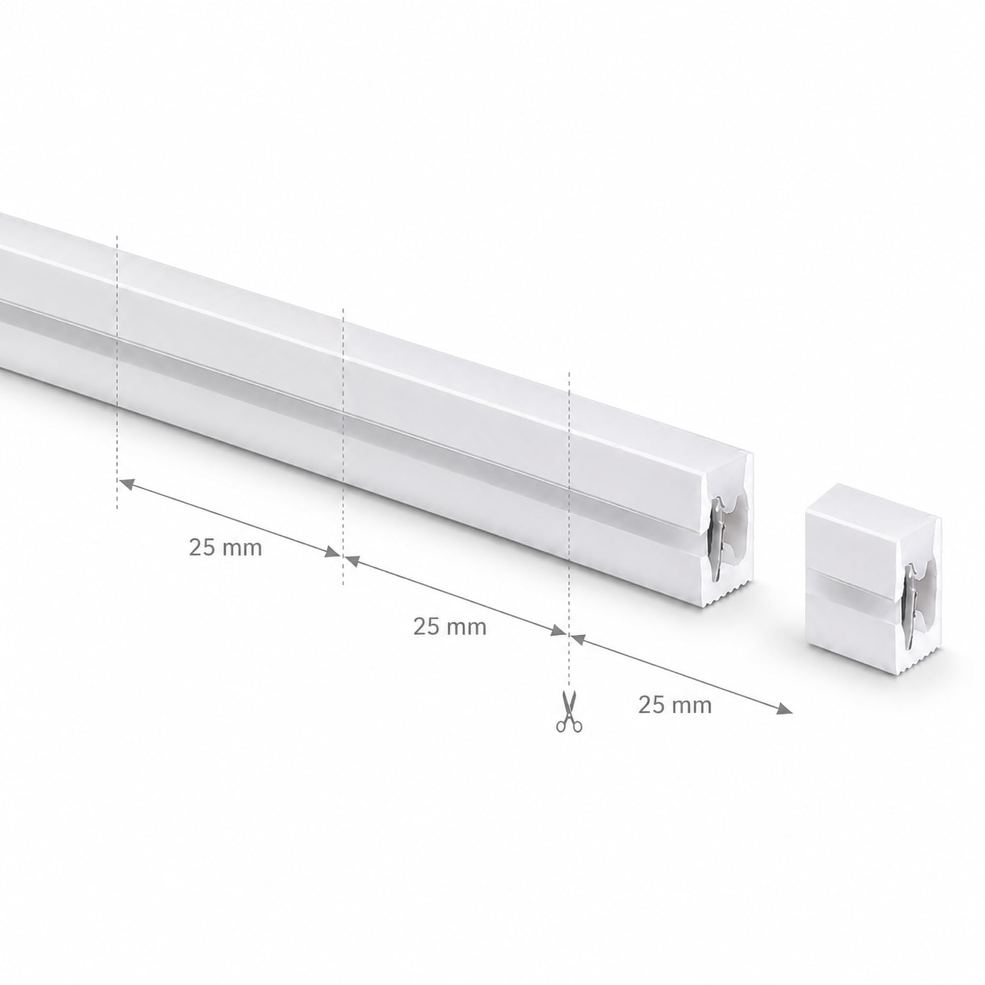 LumaFlex 306 LED taśma świetlna LED 5 m, ciepła biel 3000 K, 12 V DC, 9 W/m, 4250 lm, 3 x 6 mm, możliwość ściemniania, IP65, oświetlenie mebli, możliwość skrócenia co 25 mm