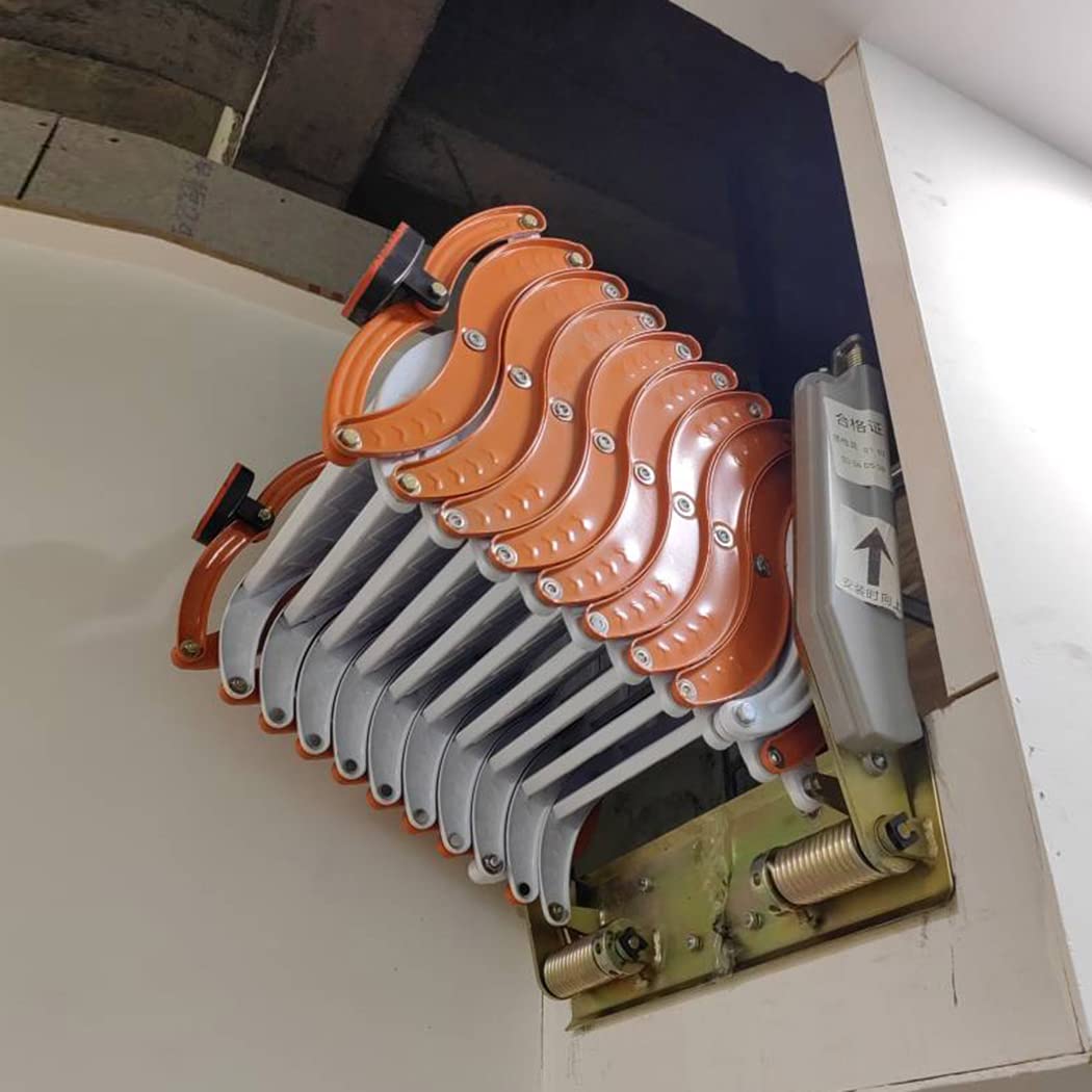 Scala telescopica pieghevole da soffitta per arrampicata, 3-3 m, montaggio a parete, dimensioni personalizzate (H-3 m, lega)