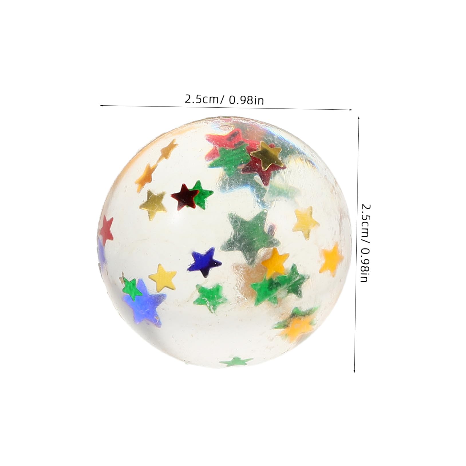 TOYANDONA 100 Piezas Unidades de Bolas Flotantes Elásticas con Lentejuelas Forma de de Juguetes Acuáticos para Piscina Infantil para Acuáticos Verano y Actividades