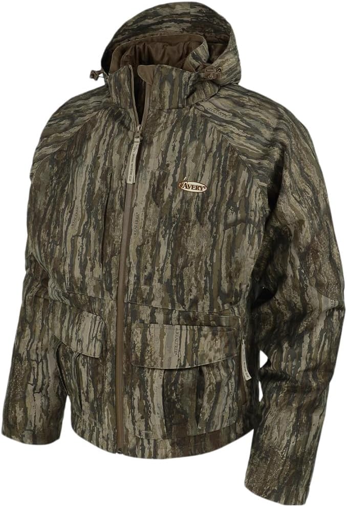 AVERY Men's Originals 3-IN-1 Hunting Insulated Hooded Wader Jacket | Waterproof Seam Taping, Zip-Out Liner & Multiple Pockets