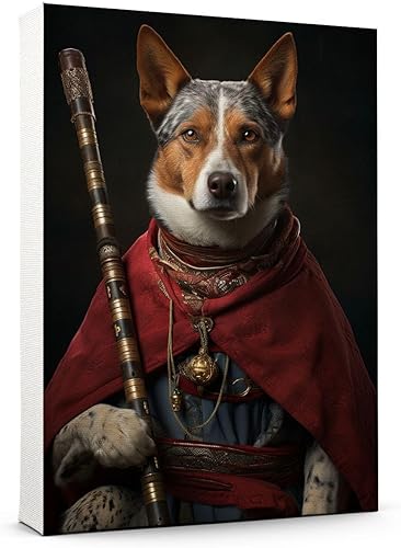 Miniatura 521 de Thuan Chow Chow Retrato de mascota con disfraz real de perro en un disfraz retrato de perro con vestimenta Retrato medieval de mascota retrato