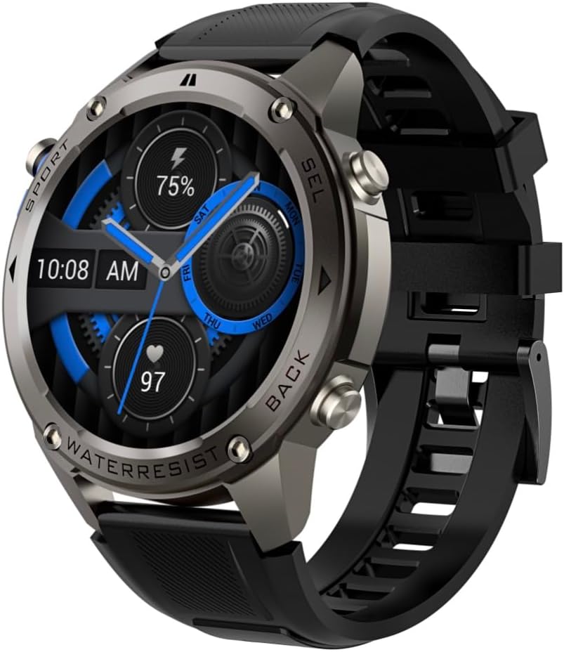 Infiniity DM56 Sport Smartwatch side view con bottoni