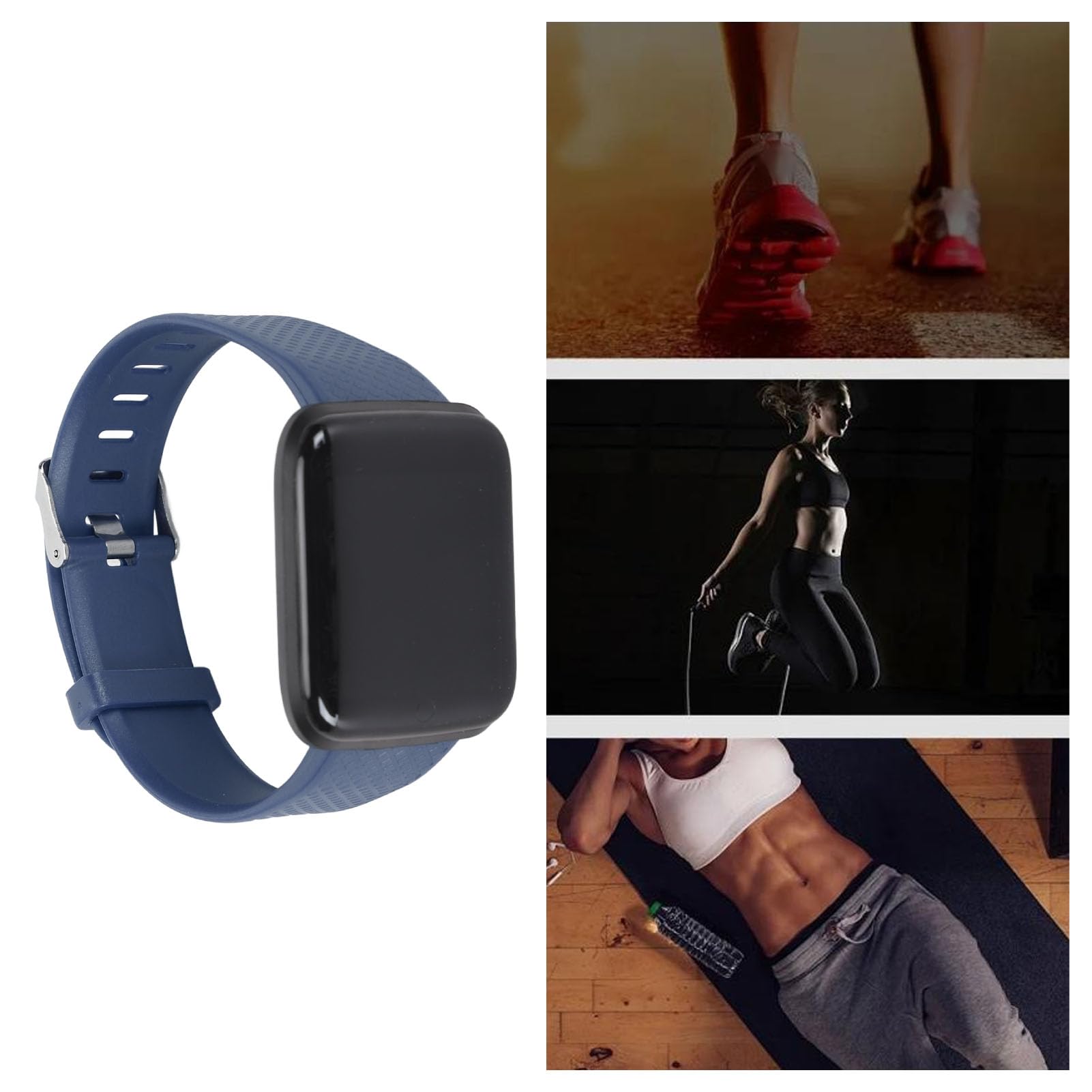 GOWENIC Smart Watch, Orologio Fitness con Schermo HD da 1,44 Pollici,  Supporta Molteplici modalit� Sportive, Monitoraggio del Sonno, per  Camminare, ...