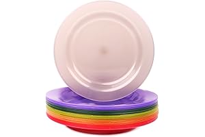 5PCS Reusable Plastic Paper Plate Holders Heavy Duty
