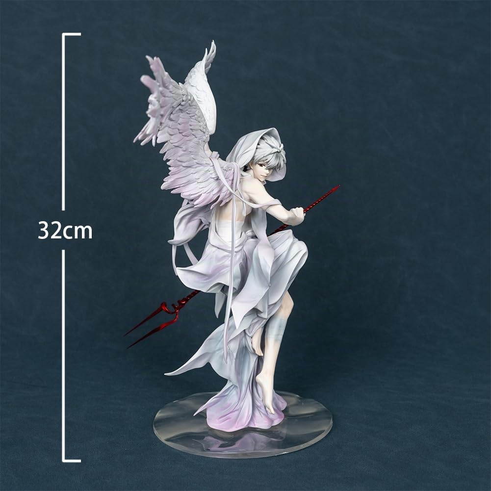 Zhongkaihua Nagisa Kaworu Figura con Alato 32 CM PVC Modello Statua Anime Action Figure Collezione Decorazioni Regali Fan